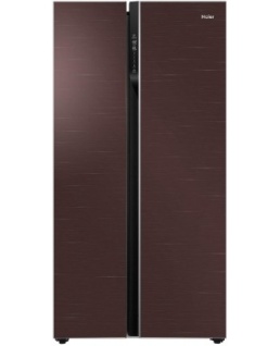 HAIER REFRIGERATOR HRF-622-ICG-FRANCH DOOE-SIDE BY SIDE-CHOCOLATE