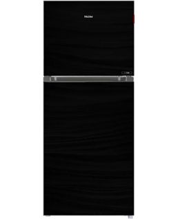 HAIER REFRIGERATOR HRF-368-EPBW-TOP MOUNT-E-STAR-WAVING BLACK