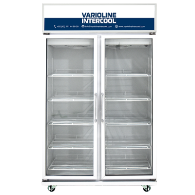 VARIOLINE INTERCOOL COMMERCIAL COOLERS VISI COOLER 2 DOOR SVC-1000AY WHITE (1000 LITRE)