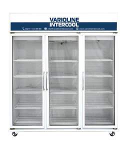 VARIOLINE INTERCOOL COMMERCIAL COOLERS VISI COOLER 3 DOOR SVC-1500AY WHITE (1500 LITRE)