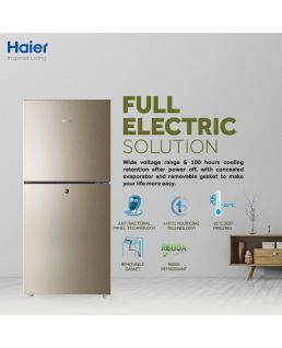 HAIER REFRIGERATOR HRF-216-EBD-TOP MOUNT-E-STAR-SILVER