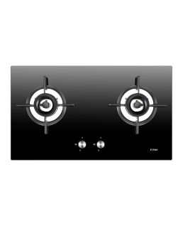 FOTILE GAS HOB 2 BURNERS SUPER FLAME GLASS TOP 78211