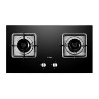 FOTILE GAS HOB 2SUPER FLAME BURNERS GLASS TOP GAS 73201