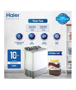 HAIER 8 KG, Semi Automatic,Washing / Dryer Capacity