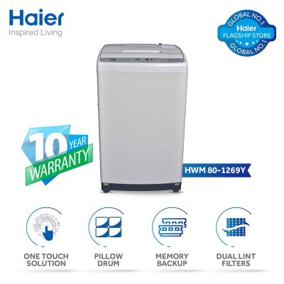 Haier Top load Washing Machine 8KG HWM80-1269Y